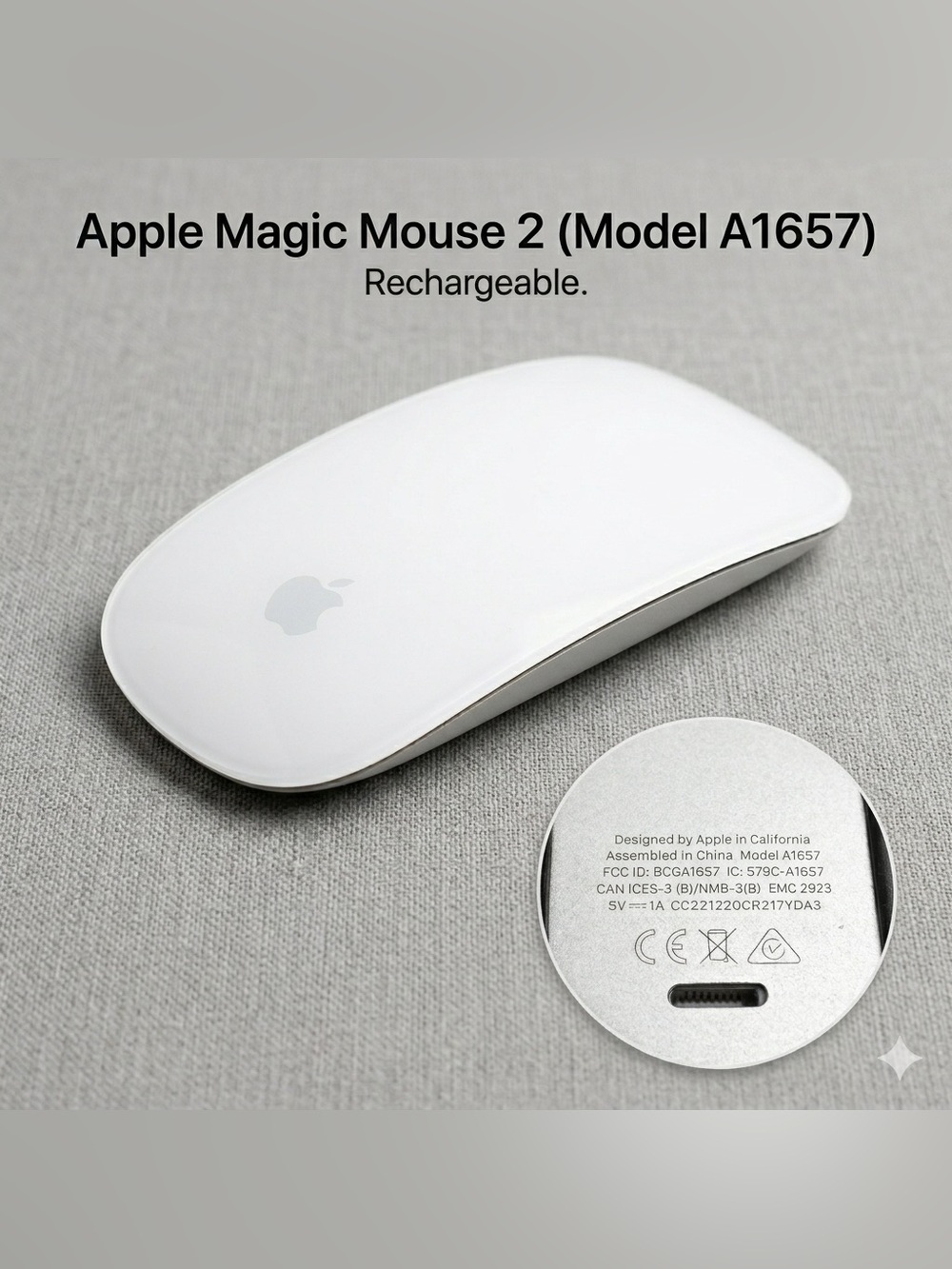 Apple Magic Mouse 2 White Silver